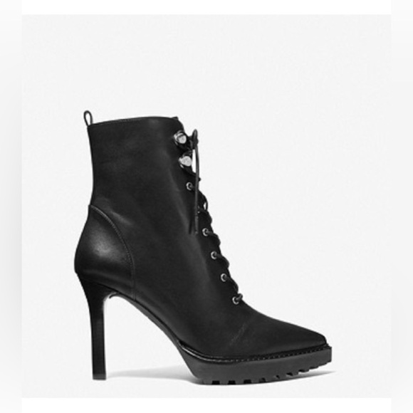 Kyle Leather Lace-Up Boot - read note - Picture 3 of 11